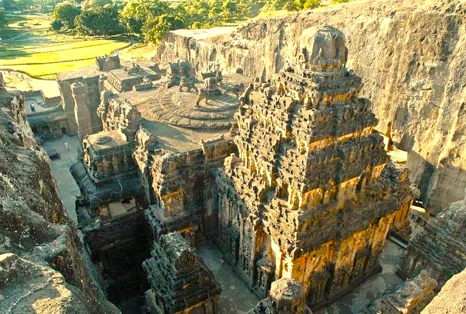 View the monolithic Kailasa Temple in India, the structural masterpiece defining your Mumbai to Aurangabad scenic rail trip to the ancient mysteries of the UNESCO Ellora and Ajanta caves. View the monolithic Kailasa Temple in India, the structural masterpiece defining your Mumbai to Aurangabad scenic rail trip to the ancient mysteries of the UNESCO Ellora and Ajanta caves.