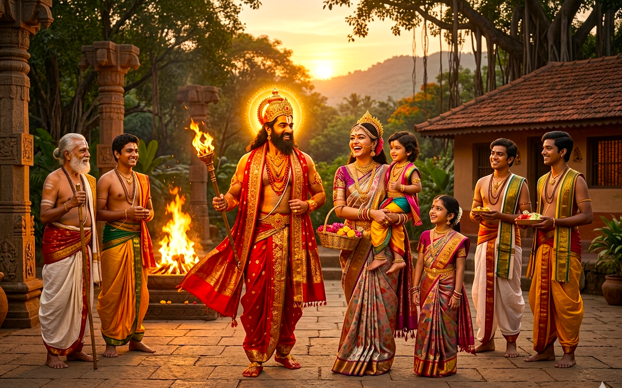 Balarams family graphic