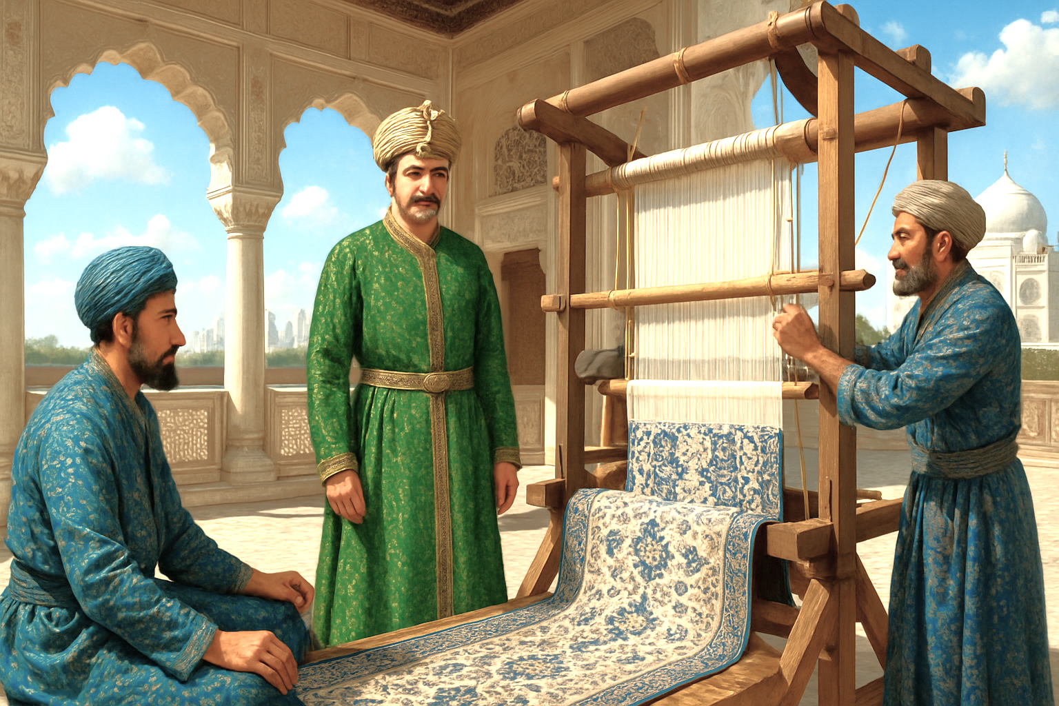 Discover authentic traditional carpet weaving in Rajasthan and Agra, India, featuring Mughal-era designs, hand-knotted rugs, sustainable craftsmanship, natural dyes, textiles and the legendary Akbar influence. Discover authentic traditional carpet weaving in Rajasthan and Agra, India, featuring Mughal-era designs, hand-knotted rugs, sustainable craftsmanship, natural dyes, textiles and the legendary Akbar influence.