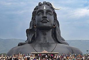 “Iconic massive Adiyogi Shiva statue at Isha Temple in Coimbatore Tamil Nadu, India, symbolizing meditation and wellness, gathering pilgrims and tourists at spiritual landmark center.” “Iconic massive Adiyogi Shiva statue at Isha Temple in Coimbatore Tamil Nadu, India, symbolizing meditation and wellness, gathering pilgrims and tourists at spiritual landmark center.”