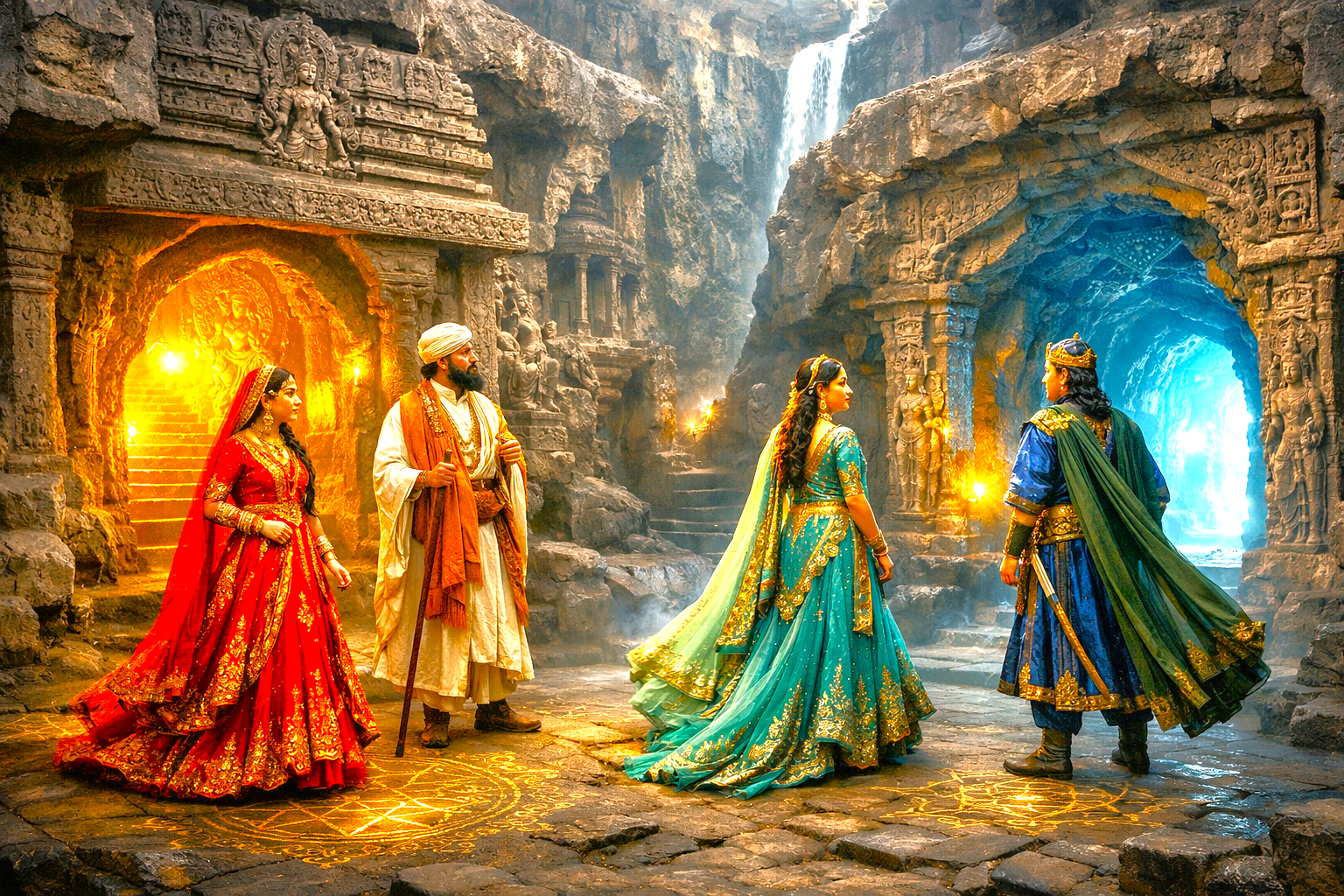 Ellora Caves Graphics