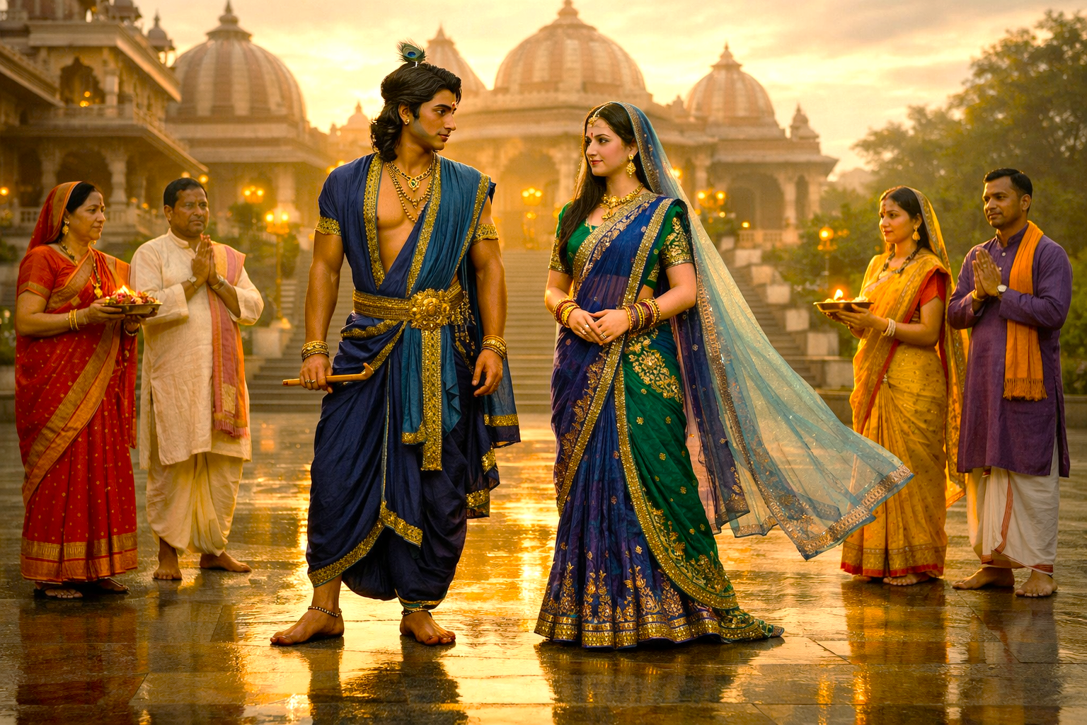 radha & Krishna graphics