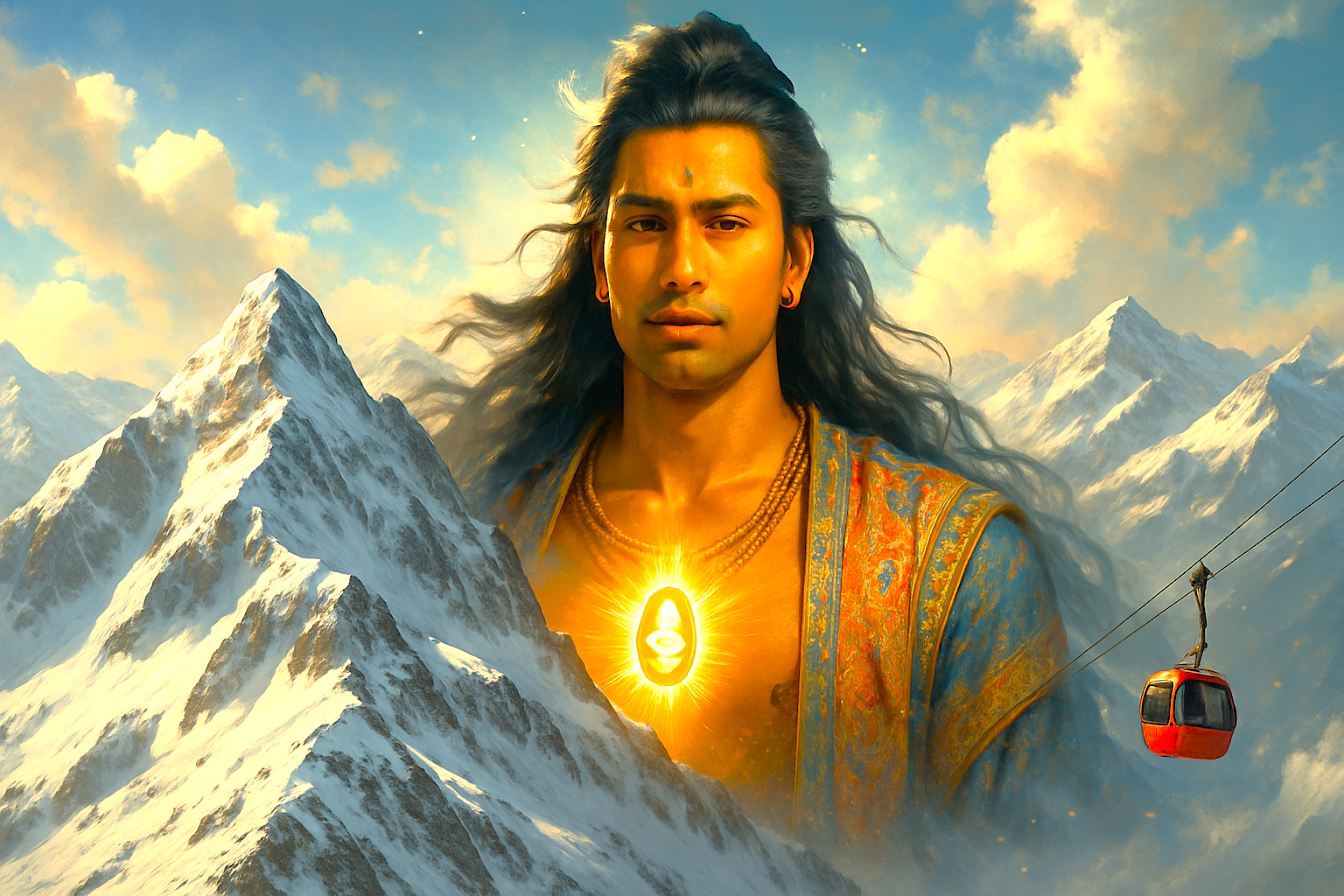 "Witness the spiritual majesty of the Gulmarg Gondola in Kashmir, a stunning peak experience located near Srinagar and its iconic Floating Gardens on Dal and Nigeen Lake." "Witness the spiritual majesty of the Gulmarg Gondola in Kashmir, a stunning peak experience located near Srinagar and its iconic Floating Gardens on Dal and Nigeen Lake."