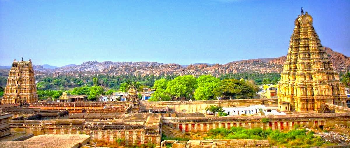 An ancient Hindu temple in India, whose grandeur is echoed in other historic sites like Mumbai's UNESCO Elephanta Caves, located near the bustling Colaba Causeway in Maharashtra.
