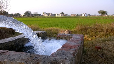 Waterpump in Punjab, Indioa Waterpump in Punjab, Indioa
