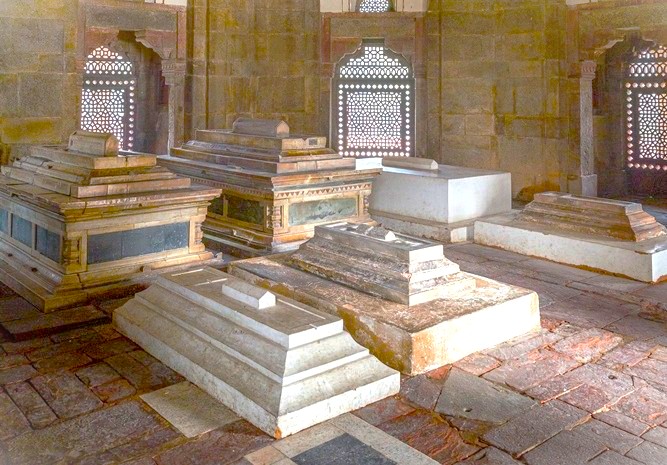 Inside India-New Delhi Humayan’s Tomb, ornate marble cenotaphs rest beneath intricate perforated stone lattice windows within a serene, historic, stately, iconic mausoleum chamber, reflecting Mughal legacy and UNESCO heritage significance. Inside India-New Delhi Humayan’s Tomb, ornate marble cenotaphs rest beneath intricate perforated stone lattice windows within a serene, historic, stately, iconic mausoleum chamber, reflecting Mughal legacy and UNESCO heritage significance.