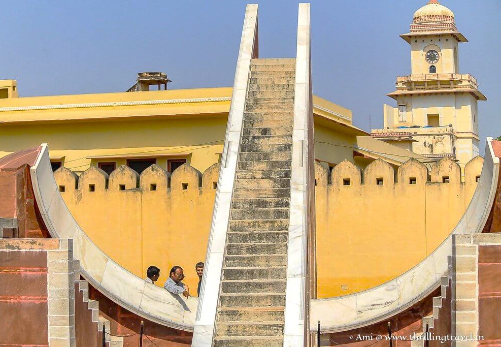 “Historic Jantar Matar Jaipur astronomical observatory in Rajasthan, India showcases remarkable monumental stone sundials and geometrical instruments at the UNESCO World Heritage Site, reflecting 18th-century cultural heritage and scientific innovation.”
