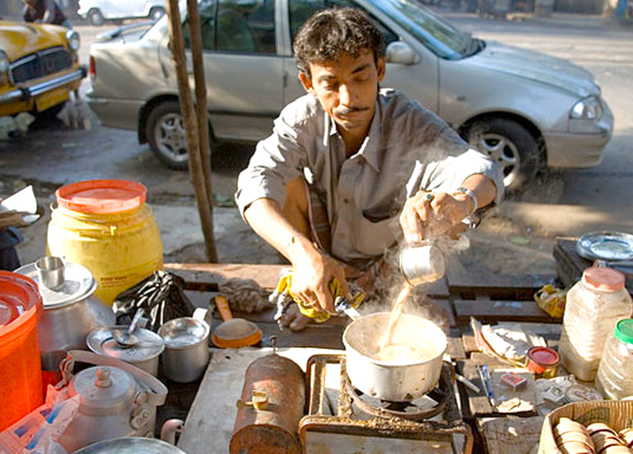 Chai at Jaswant Thada