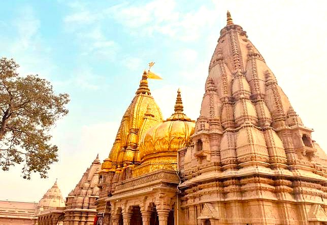 The gateway to the New Vishwanath Temple in Varanasi, India, illustrates the unique relationship between a university and a sacred site, located near the Sarnath UNESCO site. The gateway to the New Vishwanath Temple in Varanasi, India, illustrates the unique relationship between a university and a sacred site, located near the Sarnath UNESCO site.