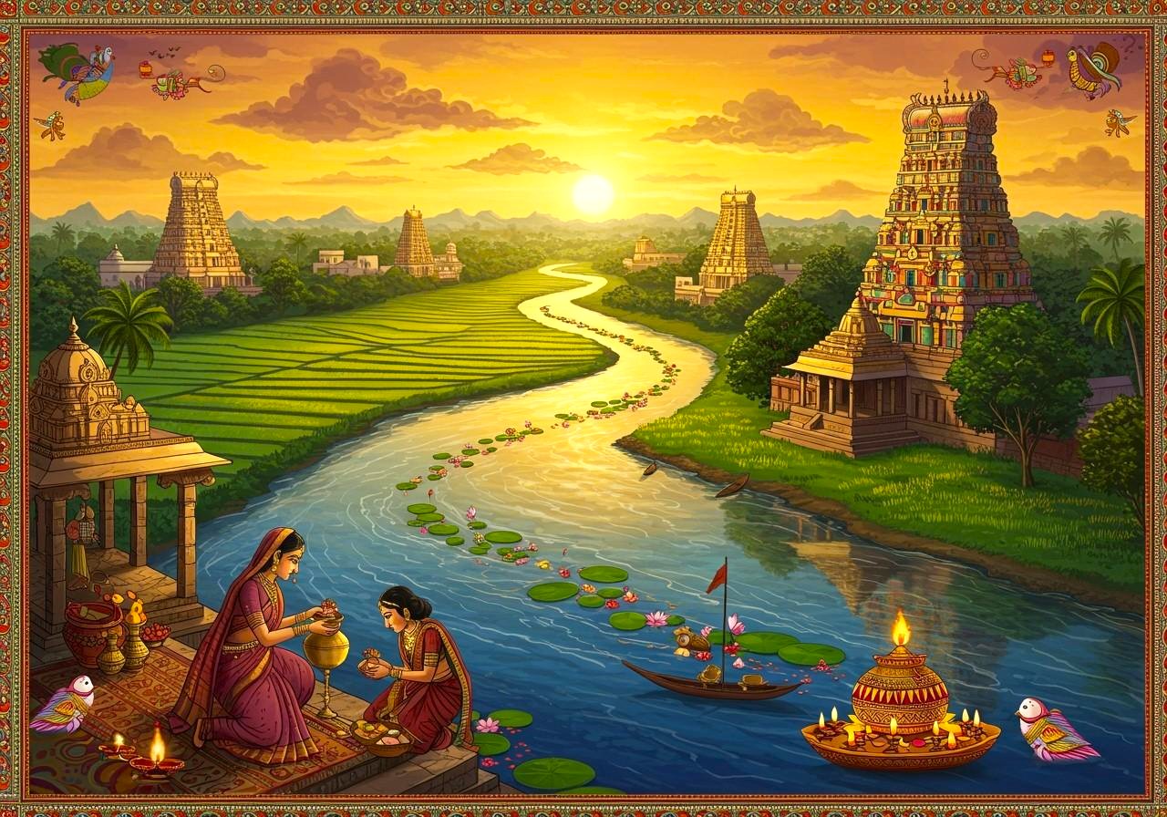 Kaveri River India Kaveri River India