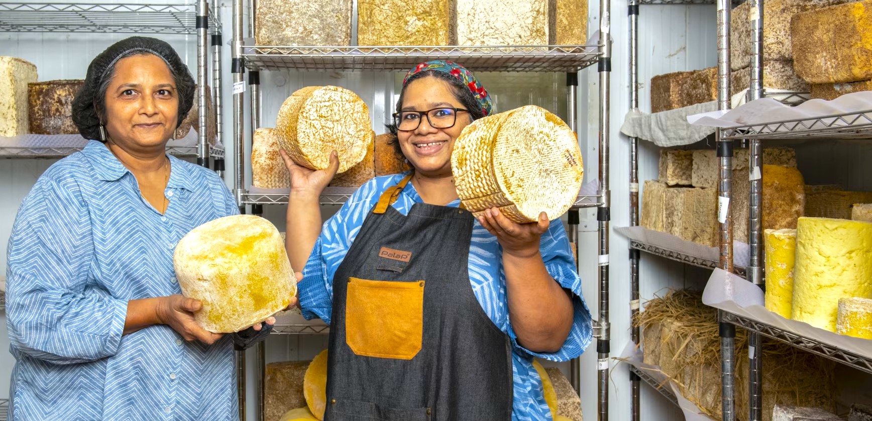 Artisanal cheese aging at Kodaikanal Cheese Cottage in the misty Palani Hills of Tamil Nadu, South India showcases traditional dairy craftsmanship surrounded by lush landscapes and unique local heritage flavors.