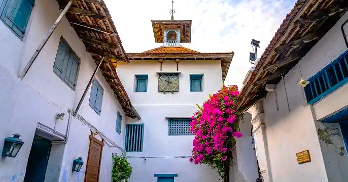 Paradesi Synagogue in Kochi, Kerala, South India, stands as a historic masterpiece, showcasing Jewish heritage, intricate architecture, ancient artifacts, and cultural harmony, making it a must-visit landmark in vibrant Kerala. Paradesi Synagogue in Kochi, Kerala, South India, stands as a historic masterpiece, showcasing Jewish heritage, intricate architecture, ancient artifacts, and cultural harmony, making it a must-visit landmark in vibrant Kerala.