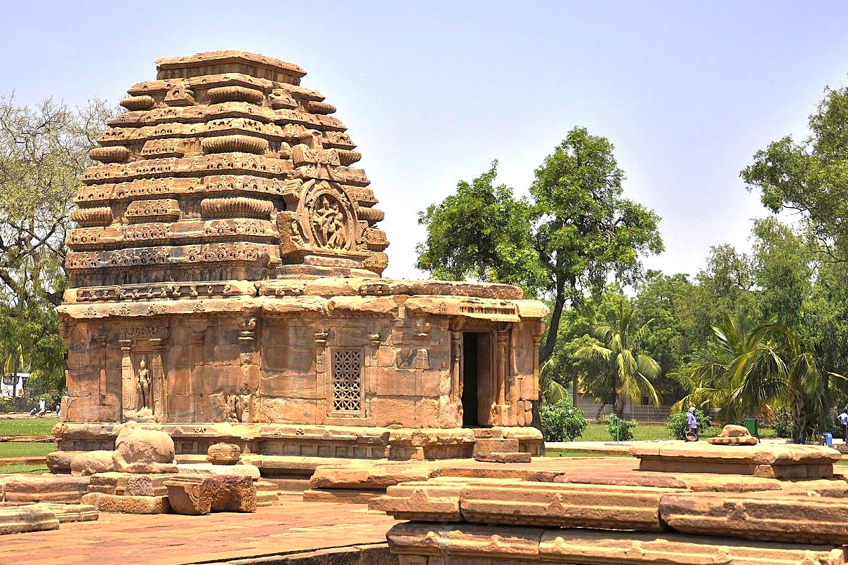 The Kadasiddeshwara Temple, part of the Pattadarle Temple Complex-UNESCO site in Karnataka, India, is a historic landmark near Badami and the Ravana Pralad Cave Temple Aihole. The Kadasiddeshwara Temple, part of the Pattadarle Temple Complex-UNESCO site in Karnataka, India, is a historic landmark near Badami and the Ravana Pralad Cave Temple Aihole.