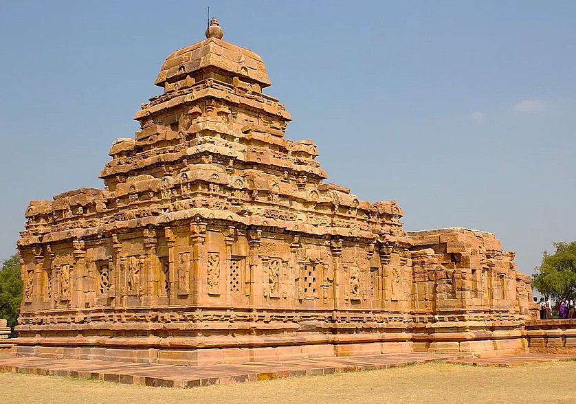 The Sangameshwara Temple, part of the Pattadarle Temple Complex-UNESCO site in Karnataka, India, is a historic site near Badami and the Ravana Pralad Cave Temple Aihole. The Sangameshwara Temple, part of the Pattadarle Temple Complex-UNESCO site in Karnataka, India, is a historic site near Badami and the Ravana Pralad Cave Temple Aihole.
