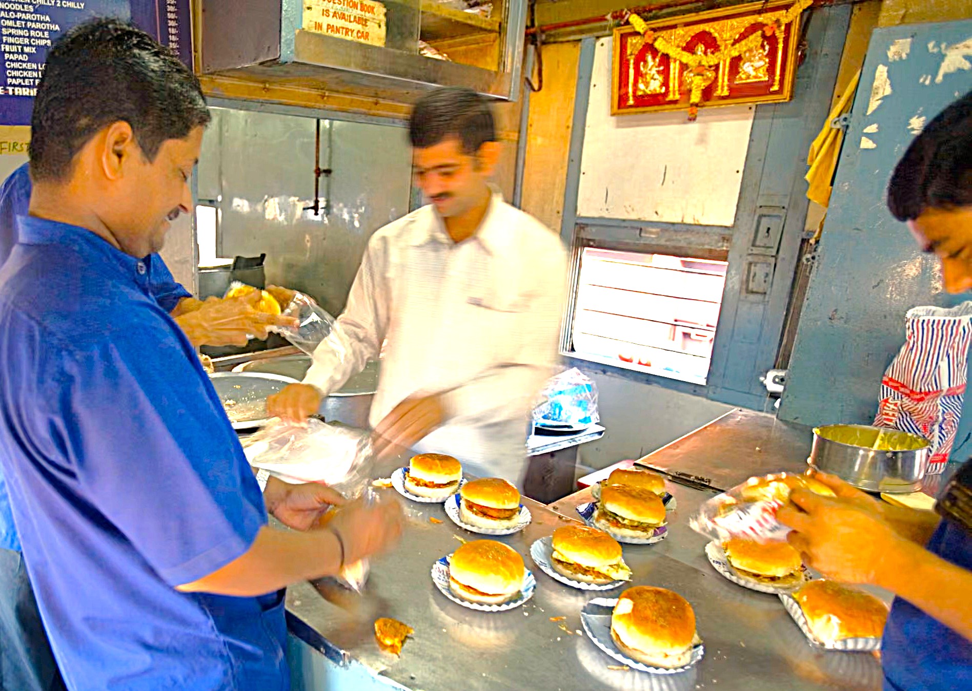 The industrious relationship of food vendors on an Indian train is a memorable experience for tourists traveling across Uttar Pradesh to visit Agra's Taj Mahal, Agra Fort, the Unesco site Fatehpur Sikri, Keoladeo National Park, and the holy cities of Varanasi and Mathura.