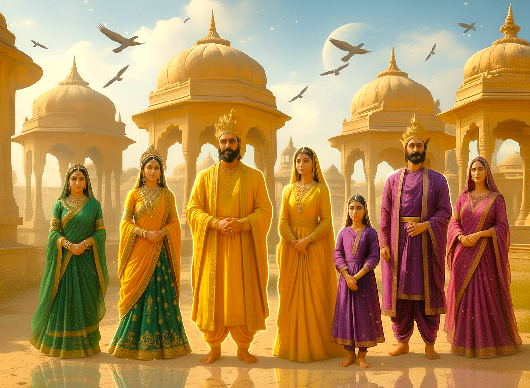 An artistic depiction of Indian royalty, representing the rich history of Rajasthan, a state famous for UNESCO cities like Jodhpur, Jaipur, Pushkar, and the majestic palaces of Udaipur. An artistic depiction of Indian royalty, representing the rich history of Rajasthan, a state famous for UNESCO cities like Jodhpur, Jaipur, Pushkar, and the majestic palaces of Udaipur.