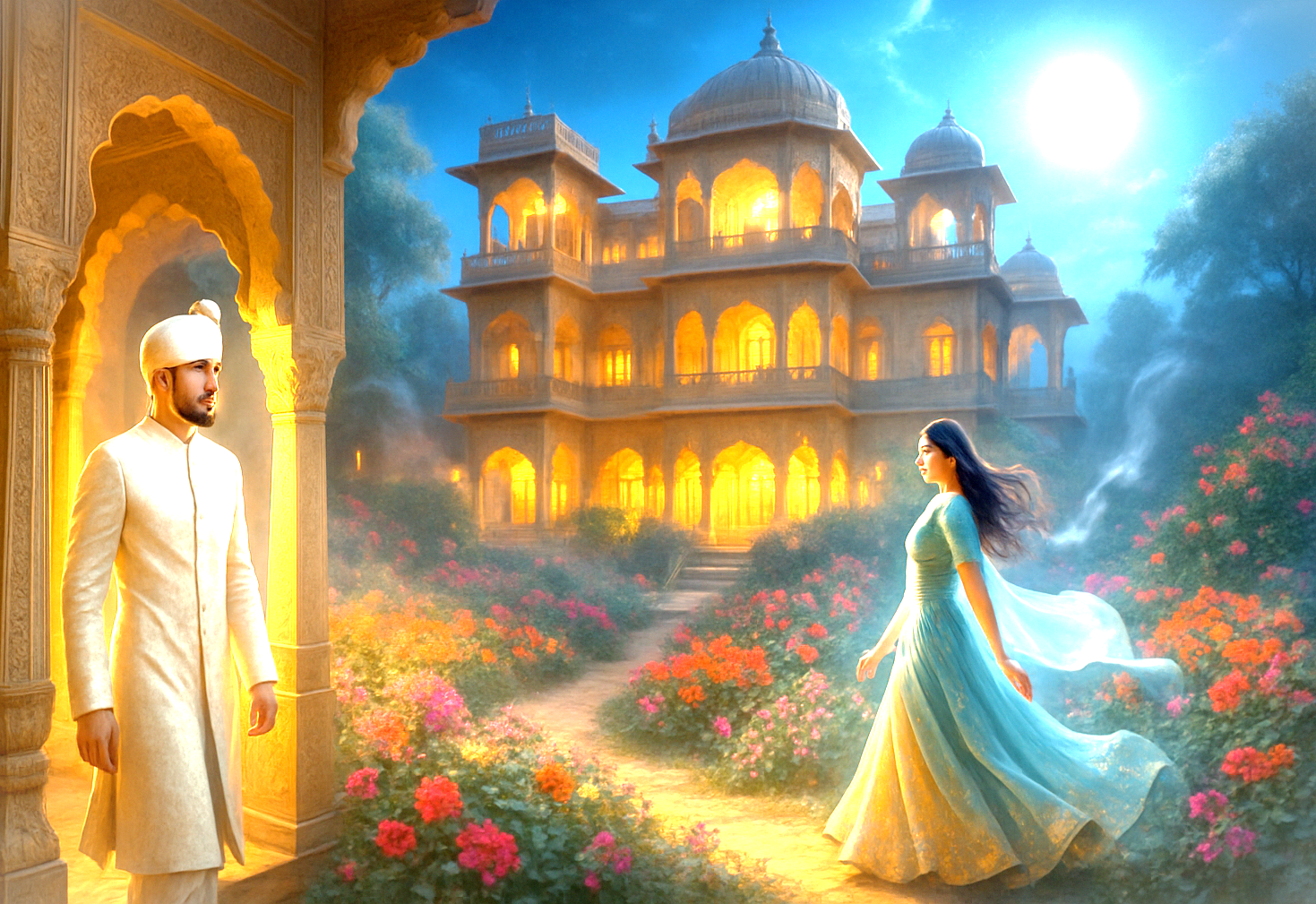 A majestic Rampuria Haveli in Bikaner, Rajasthan, showcasing India's rich architectural heritage for tourists exploring nearby UNESCO cities like Jodhpur, Jaipur, and Udaipur. A majestic Rampuria Haveli in Bikaner, Rajasthan, showcasing India's rich architectural heritage for tourists exploring nearby UNESCO cities like Jodhpur, Jaipur, and Udaipur.