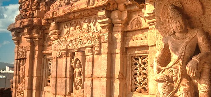 Explore the detailed ancient Sangameshwara Temple carvings at the UNESCO World Heritage Site of Pattadakal, Karnataka, India, showcasing magnificent Chalukyan architectural skill and historical depth. Explore the detailed ancient Sangameshwara Temple carvings at the UNESCO World Heritage Site of Pattadakal, Karnataka, India, showcasing magnificent Chalukyan architectural skill and historical depth.