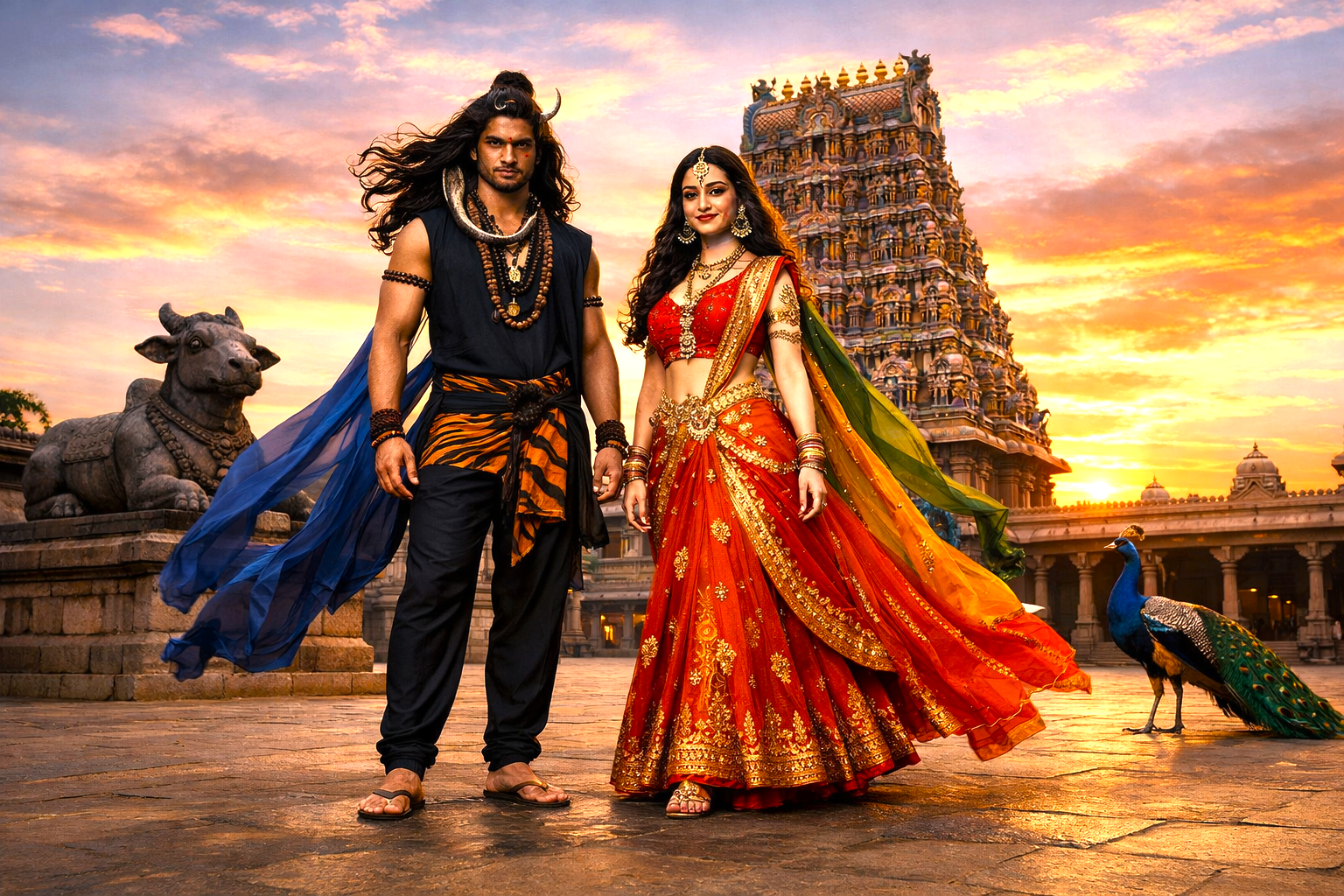 Shiva and Parvati graphics Chennai