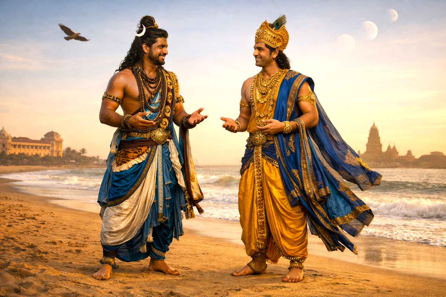 Shiva and vishnu graphics