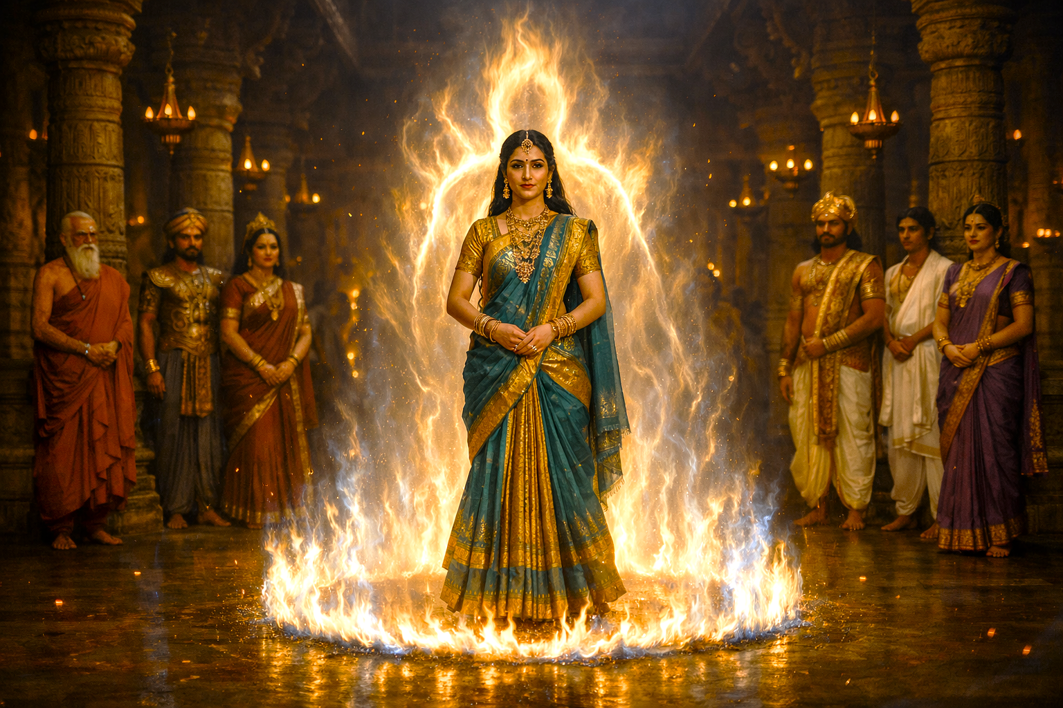 Sita in Agnis fire