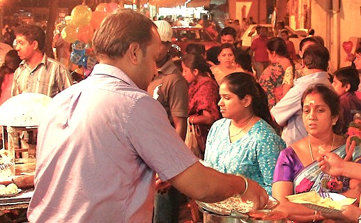 Commercial Street Bangalore, Karnataka India, Shopping and Dining. Commercial Street Bangalore, Karnataka India, Shopping and Dining.