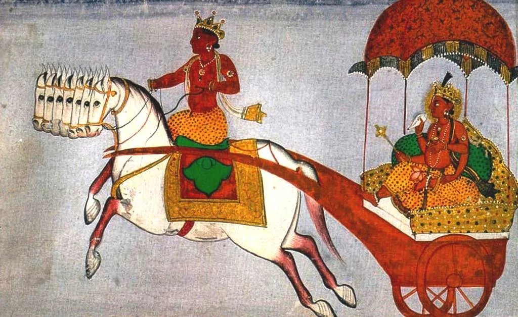 Aruna Ratha Driven by the Sun God Surya Aruna Ratha Driven by the Sun God Surya
