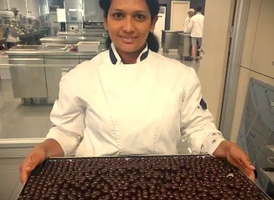 Moddys Chocolate, a famous Ooty shop near the scenic Dobetta Tea Plantation, sells fresh truffles and fudge in India's beautiful UNESCO Western Ghats, perfect for visitors.