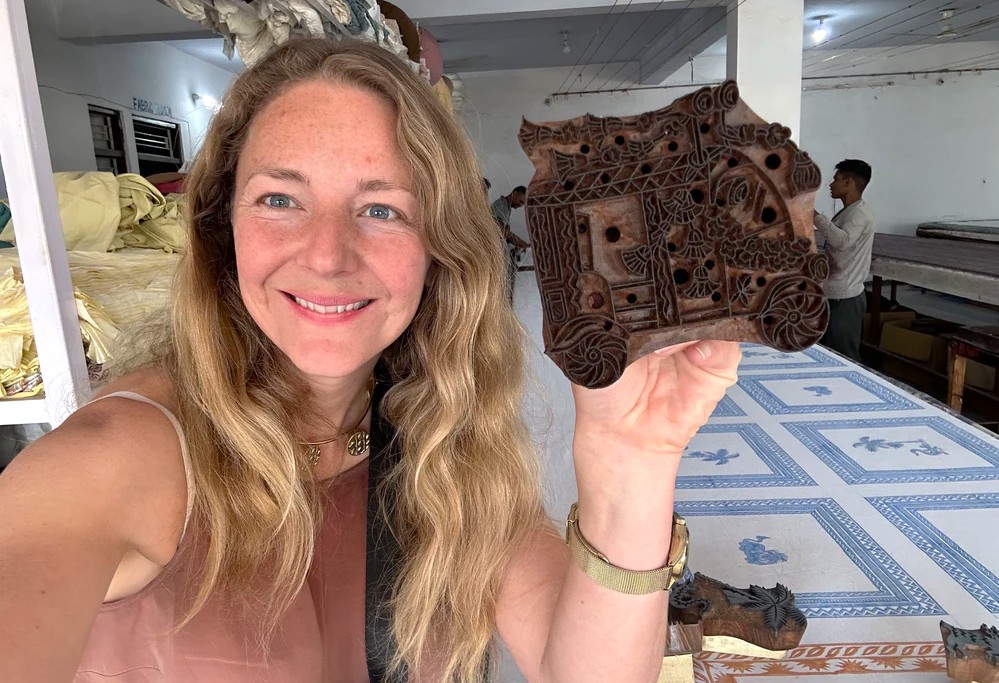 Block printing workshop India