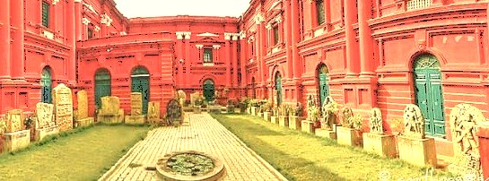 The Venkatappa Art Museum in Bangalore, Karnataka, India, features outdoor sculptures and art, a cultural attraction for tourists visiting places near Mysore Palace.